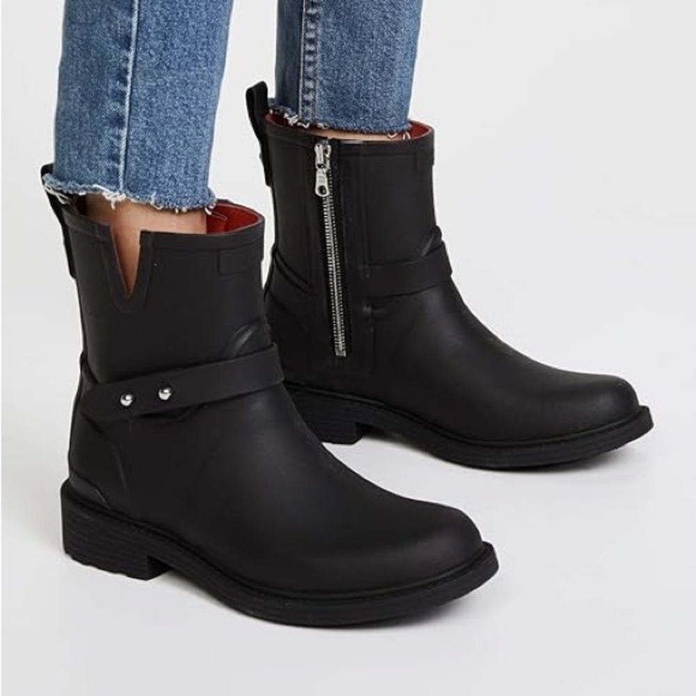 Rag & Bone Moto Rain Boots